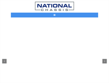 Tablet Screenshot of nationalchassis.com